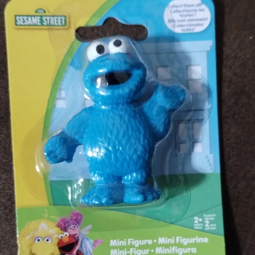 Sesame Street Cake Topper Figures Toys Abby Cadabby Elmo Oscar Cookie Monster - Picture 4 of 7